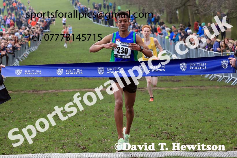 Mens Under-20s, 2024 CAU Inter Counties Cross Country Champs., Wollaton Park, Nottingham. Photo: David T. Hewitson/Sports for All Pics